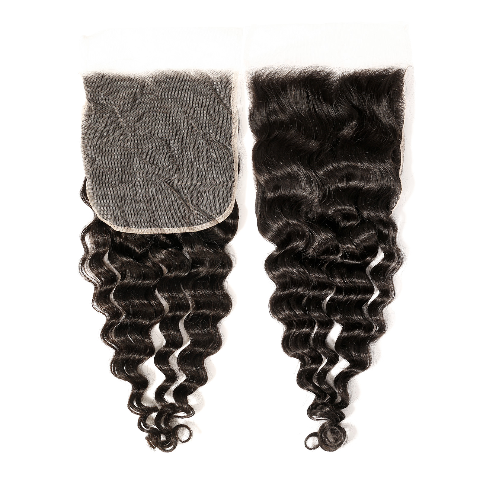 Stema Hair Transparent Lace 4x4 5X5 6X6 7X7 Loose Deep Closure Virgin Hair